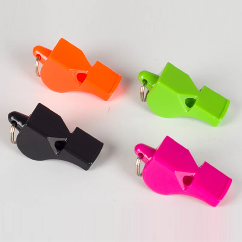 Plastic Whistle with Lanyard