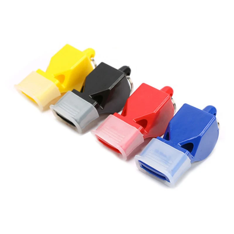 Plastic Whistle with Lanyard